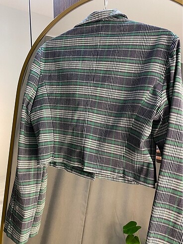 ADİL IŞIK Marka crop Blazer Ceket - Görsel 9