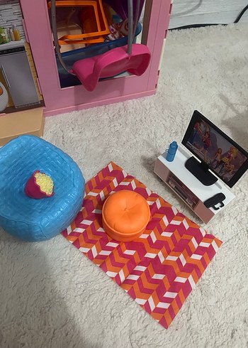 Renkli Oyuncak Ev Oturma Odası Seti - Görsel 2