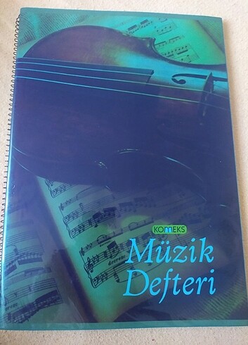 20 yaprak müzik okul defteri