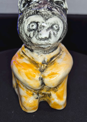 Butik Tasarım El Yapımı seramik "Bal Ayıcık" Biblo - Görsel 8