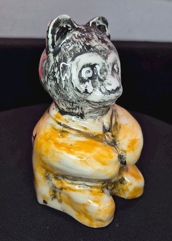 Butik Tasarım El Yapımı seramik "Bal Ayıcık" Biblo - Görsel 7