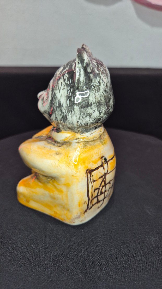 Butik Tasarım El Yapımı seramik "Bal Ayıcık" Biblo - Görsel 3