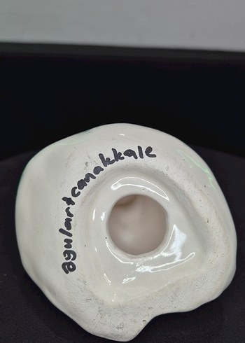 Çocuk odaları için El yapımı Beyaz Pastel Renkli Seramik biblo - Görsel 8