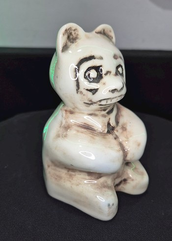 Bej Seramik Ayı Figürü - Görsel 6