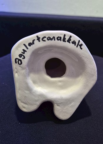 Bej Seramik Ayı Figürü - Görsel 8