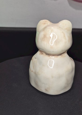 Bej Seramik Ayı Figürü - Görsel 4