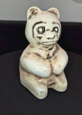 Bej Seramik Ayı Figürü - Görsel 7