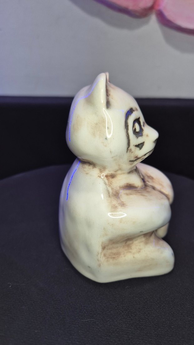 Bej Seramik Ayı Figürü - Görsel 5