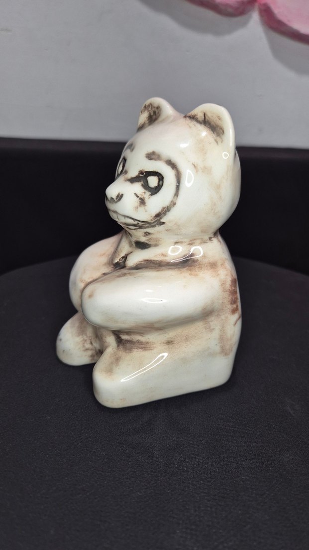 Bej Seramik Ayı Figürü - Görsel 2