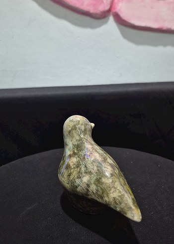 Butik Tasarım Seramik "Doğal Doku" Kuş Biblo - Görsel 7