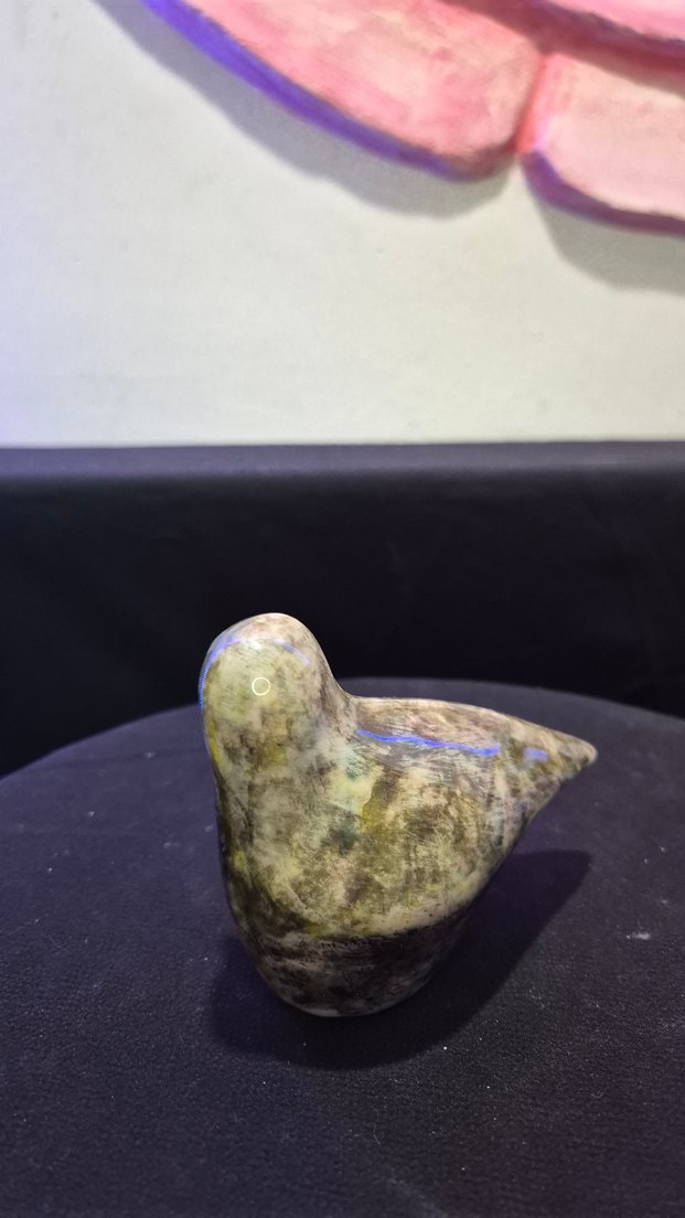 Butik Tasarım Seramik "Doğal Doku" Kuş Biblo - Görsel 5