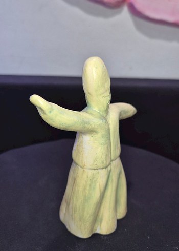 Butik Tasarım El Yapımı Seramik "Gün Işığı" Semazen Biblo - Görsel 7