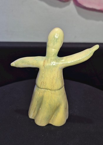 Butik Tasarım El Yapımı Seramik "Gün Işığı" Semazen Biblo - Görsel 5