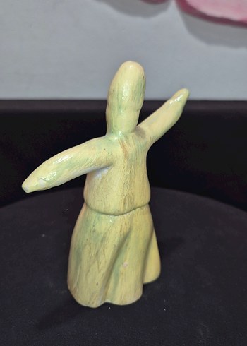 Butik Tasarım El Yapımı Seramik "Gün Işığı" Semazen Biblo - Görsel 4