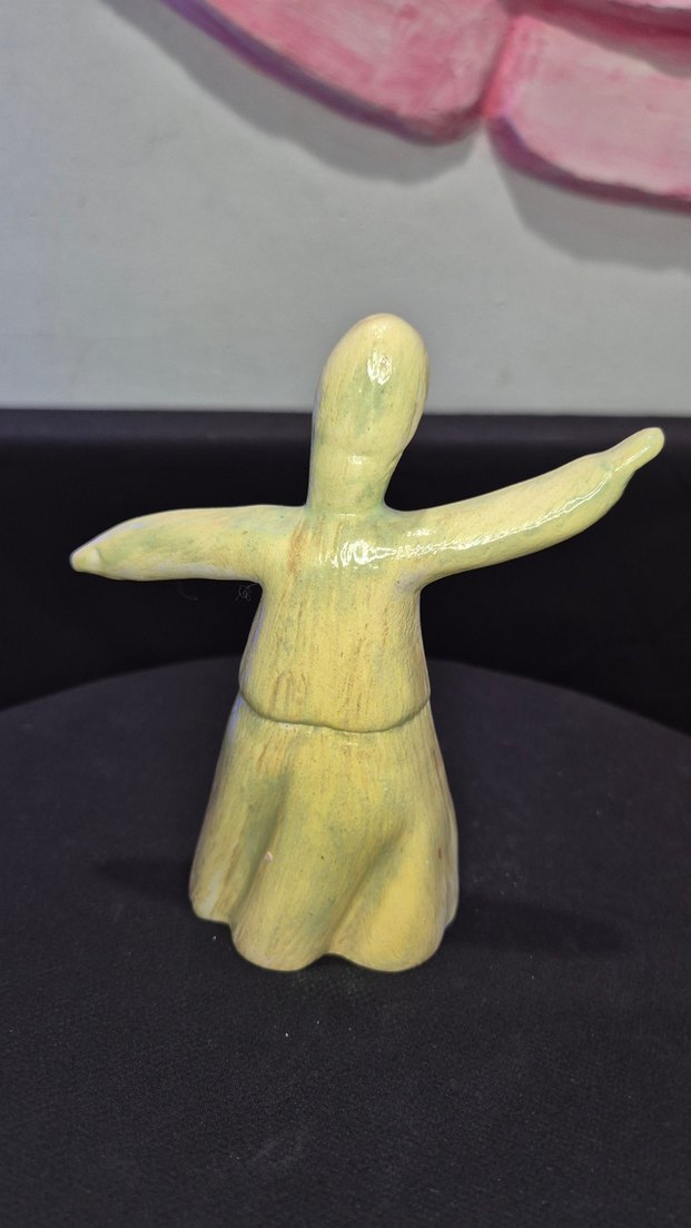 Butik Tasarım El Yapımı Seramik "Gün Işığı" Semazen Biblo - Görsel 5