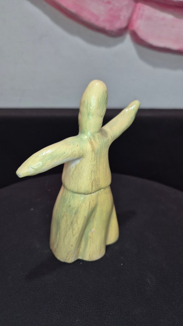 Butik Tasarım El Yapımı Seramik "Gün Işığı" Semazen Biblo - Görsel 4