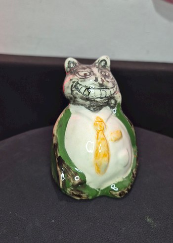 Butik Tasarım "Kravatlı Kurbağa" El Yapımı Dekoratif Obje - Görsel 7