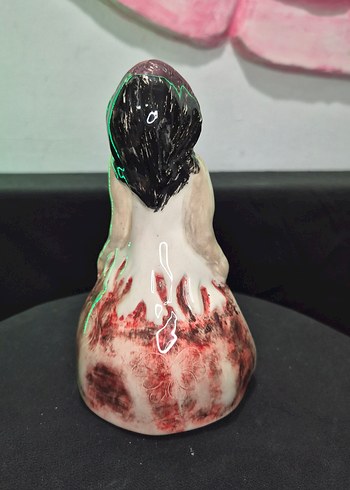 Butik Tasarım El Yapımı Seramik "Prenses" Dekoratif Biblo - Görsel 6