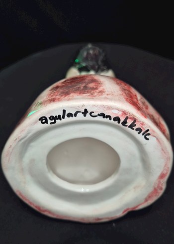 Butik Tasarım El Yapımı Seramik "Prenses" Dekoratif Biblo - Görsel 10