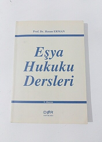 Eşya hukuku Hasan Erman