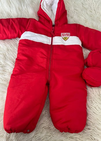 Bebek Kırmızı Tulum - Görsel 2