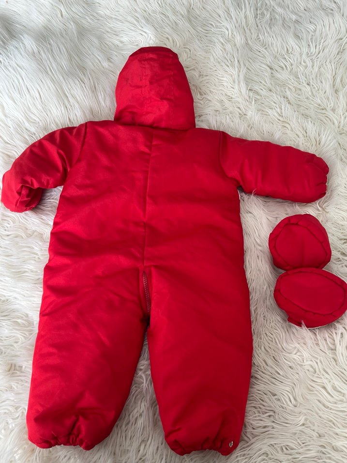 Bebek Kırmızı Tulum - Görsel 3