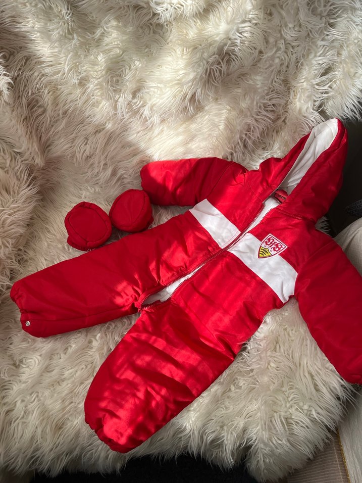 Bebek Kırmızı Tulum - Görsel 5