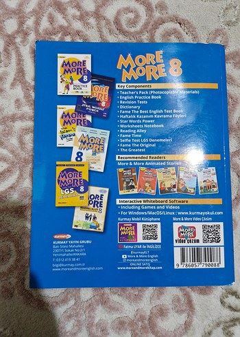 More More 8 İngilizce Test Kitabı