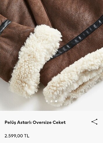 H&M kürklü mont - Görsel 3