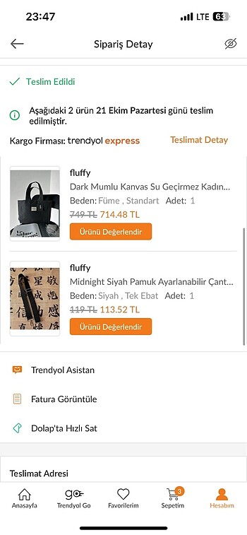 Zara Flffy çanta