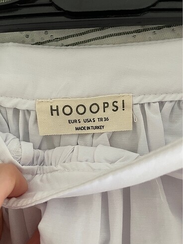 LC Waikiki hooops store poplin beyaz etek astarlı