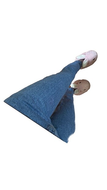 s Beden mavi Renk Mom jean