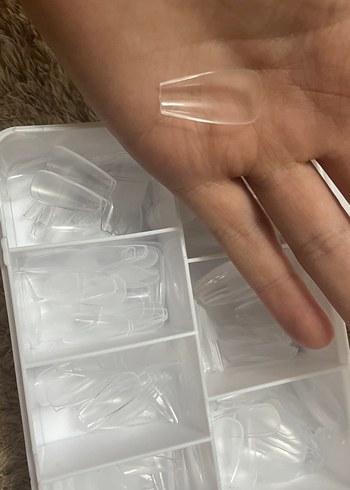 Trina Balerin Şeffaf Takma Tırnak 550 Adet - Görsel 3