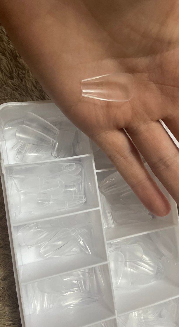 Trina Balerin Şeffaf Takma Tırnak 550 Adet - Görsel 3