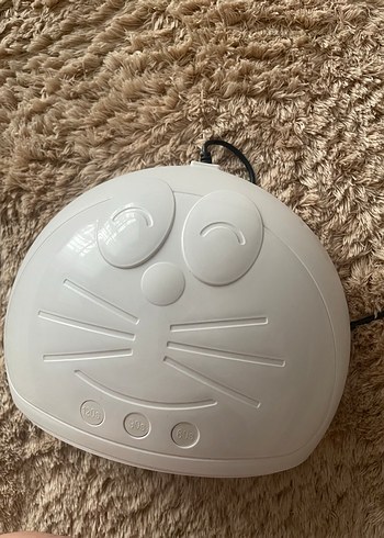 Beyaz Kedi Şeklinde UV Tırnak Kurutucu - Görsel 2