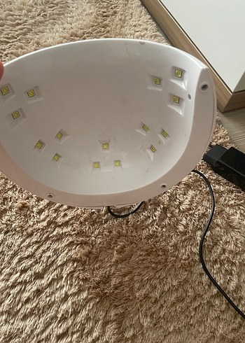 Beyaz Kedi Şeklinde UV Tırnak Kurutucu - Görsel 3