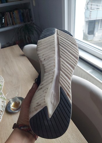 Siyah Bağcıklı skechers Kadın Spor Ayakkabı su geçirmez. - Görsel 6