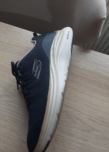 Siyah Bağcıklı skechers Kadın Spor Ayakkabı su geçirmez. - Görsel 5