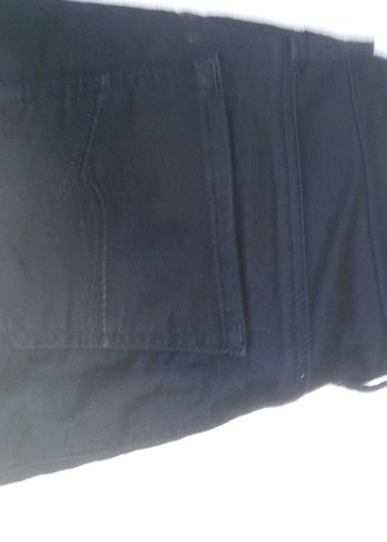 Siyah Kadın Midi Boy Dar Kesim Kot Pantolon
