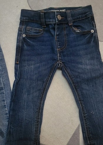 Erkek Çocuk Mavi Denim Dar Kesim Pantolon - Görsel 5