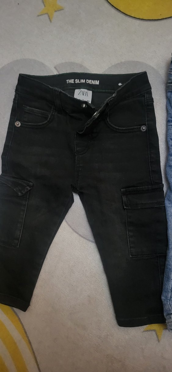 Erkek Çocuk Mavi Denim Dar Kesim Pantolon - Görsel 2