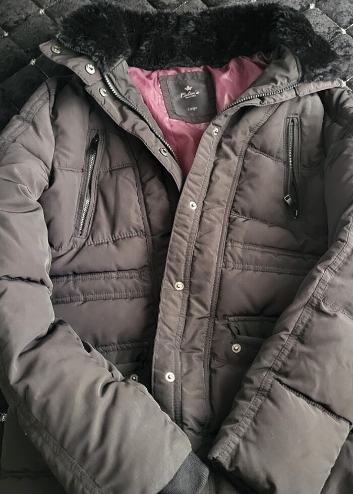 Siyah mont - Görsel 2