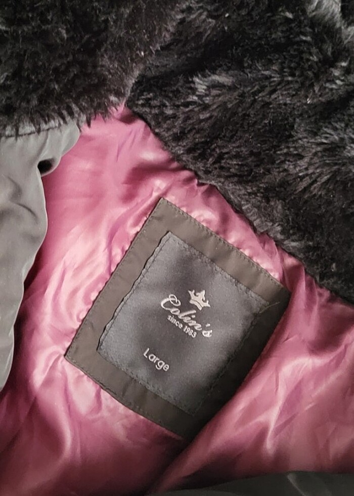 Siyah mont - Görsel 4