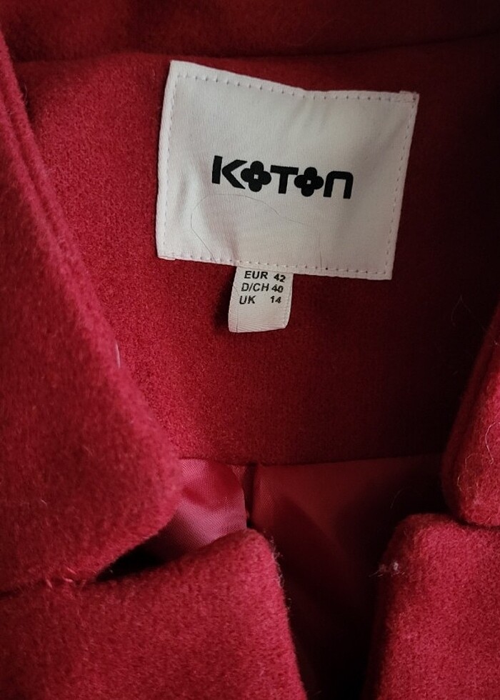 Kaşe kaban koton - Görsel 5