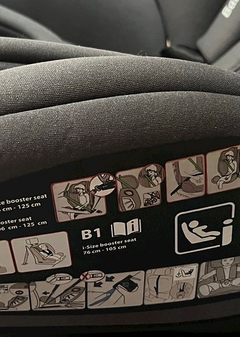 9- 36 kg Beden Siyah Çocuk Oto Koltuğu