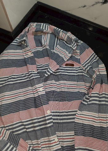 2 adet Düğmeli Gri Erkek gomlek - Görsel 2