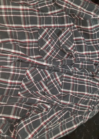 2 adet Düğmeli Gri Erkek gomlek - Görsel 4