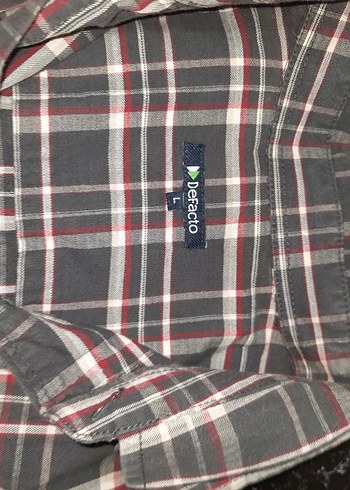 2 adet Düğmeli Gri Erkek gomlek - Görsel 5