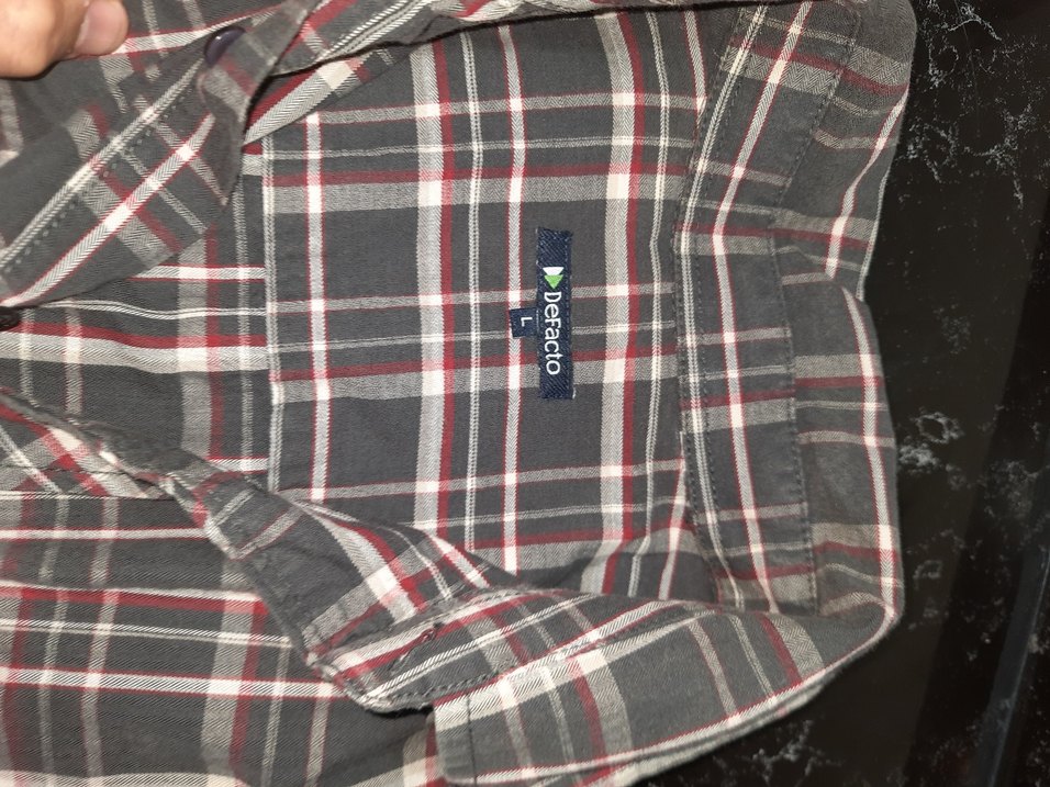 2 adet Düğmeli Gri Erkek gomlek - Görsel 5