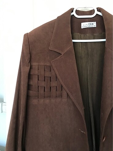 Kahverengi oversize ceket